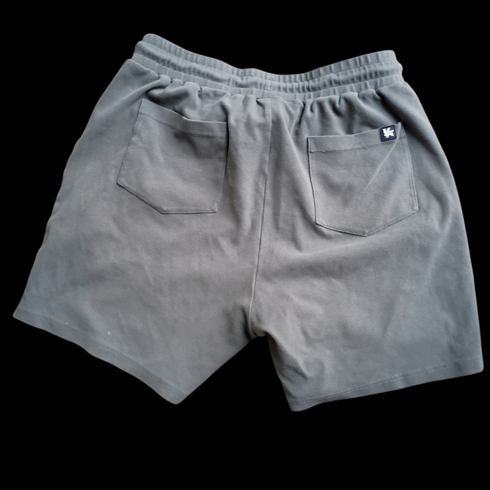 2 YoungLA Men's Casual Drawstring Shorts - Gray and Green Size XL - Picture 3 of 11